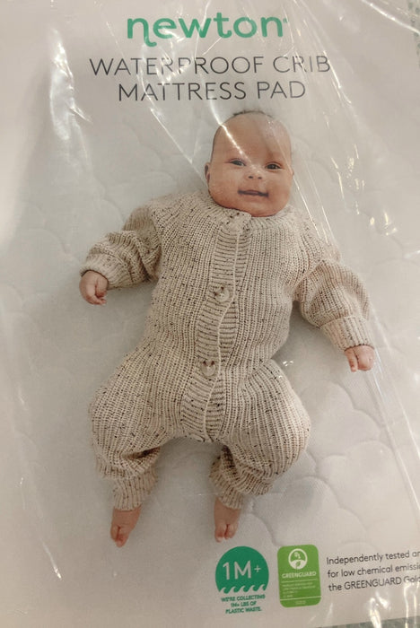 Newton Waterproof Crib Mattress Pad, 2 Pack, Cloud