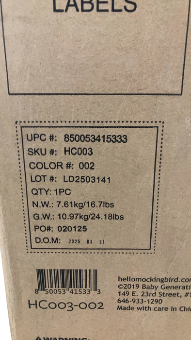 Shop Mockingbird High Chair, 2.0, Cloud Beech, White at GoodBuy Gear