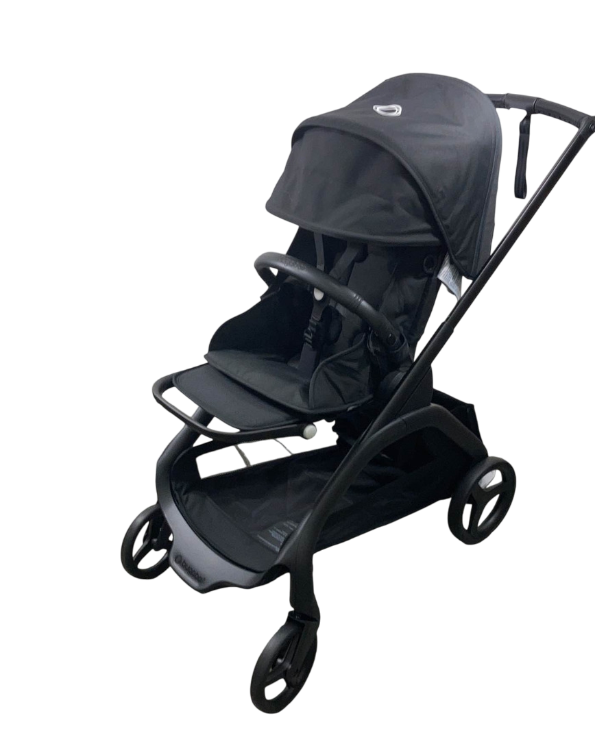 Bugaboo Dragonfly Stroller, 2023, Black, Midnight Black, Midnight Black