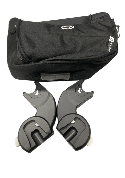 Shop Bugaboo Dragonfly Bassinet and Seat Stroller, 2024, Black, Dark Cherry, Dark Cherry at GoodBuy Gear