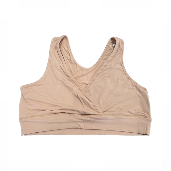 Shop DRAFT - Kindred Bravely French Terry Racerback Nursing and Sleep Bra, Beige, Large at GoodBuy Gear