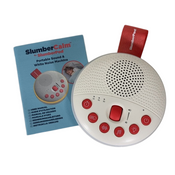 Shop SlumberPod SlumberCalm Portable Sound & White Noise Machine, White/Orange at GoodBuy Gear