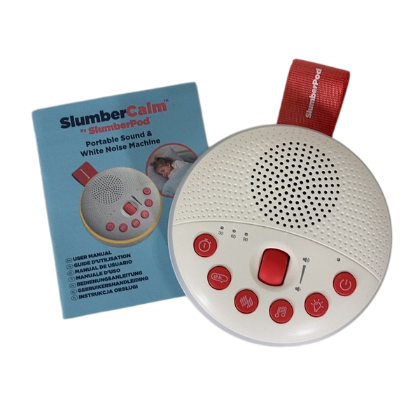 Shop SlumberPod SlumberCalm Portable Sound & White Noise Machine, White/Orange at GoodBuy Gear