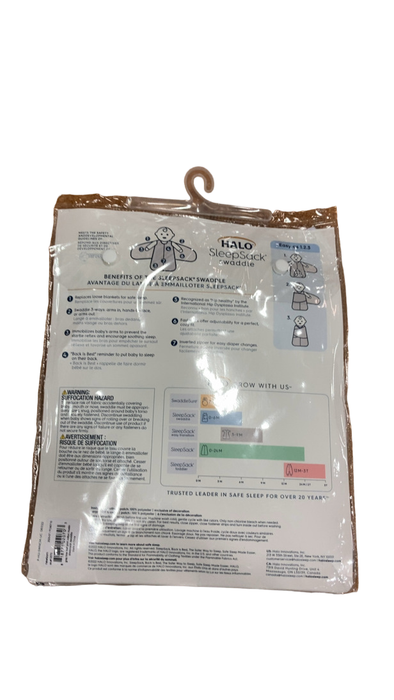 Shop Halo Cotton Sleepsack, Newborn, Gray Tree Leaf at GoodBuy Gear