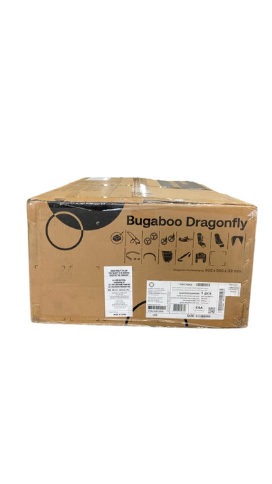 Shop Bugaboo Dragonfly Stroller, Black, Forest Green, Forest Green, 2025 at GoodBuy Gear