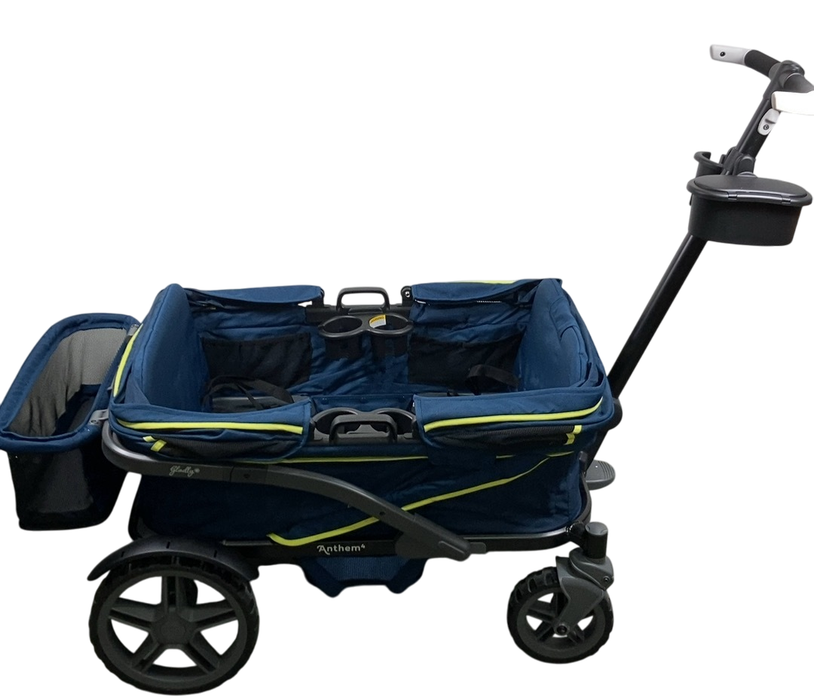 Shop Gladly Family Anthem4 Classic 4 Seater All Terrain Wagon Stroller, Neon Indigo at GoodBuy Gear