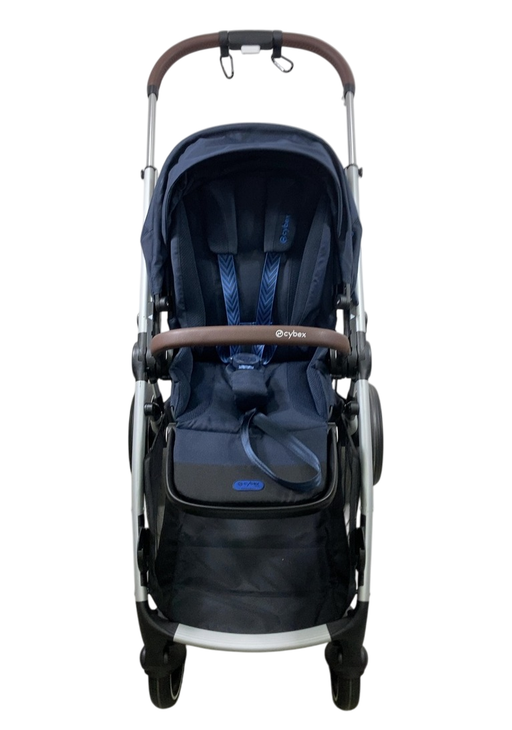 Shop Cybex Gazelle S Modular Stroller, 2024, Ocean Blue, Silver Frame at GoodBuy Gear