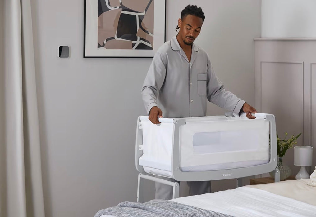 Snuz SnuzPod4 Bedside Bassinet, Dove Gray At GoodBuy Gear