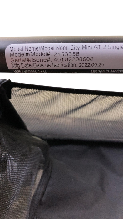 Shop Baby Jogger City Mini GT2 Stroller, 2022, Opulent black at GoodBuy Gear