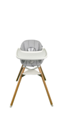 Shop Lalo High Chair with Infant Kit, Coconut, Grey Multi, Natural Wood at GoodBuy Gear