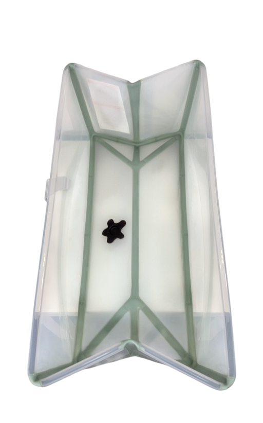 Shop Stokke Flexi Bath Foldable Baby Bathtub, Transparent Green, XLarge at GoodBuy Gear