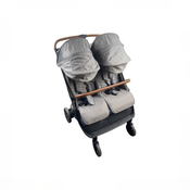 Shop Nuna TRVL Dubl Stroller, 2024, Granite at GoodBuy Gear
