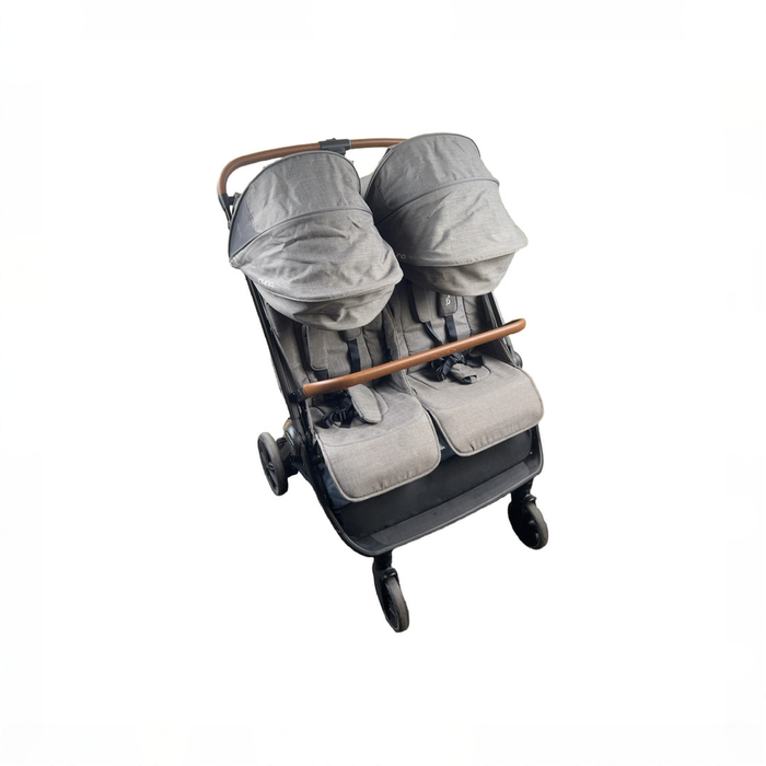 Shop Nuna TRVL Dubl Stroller, 2024, Granite at GoodBuy Gear