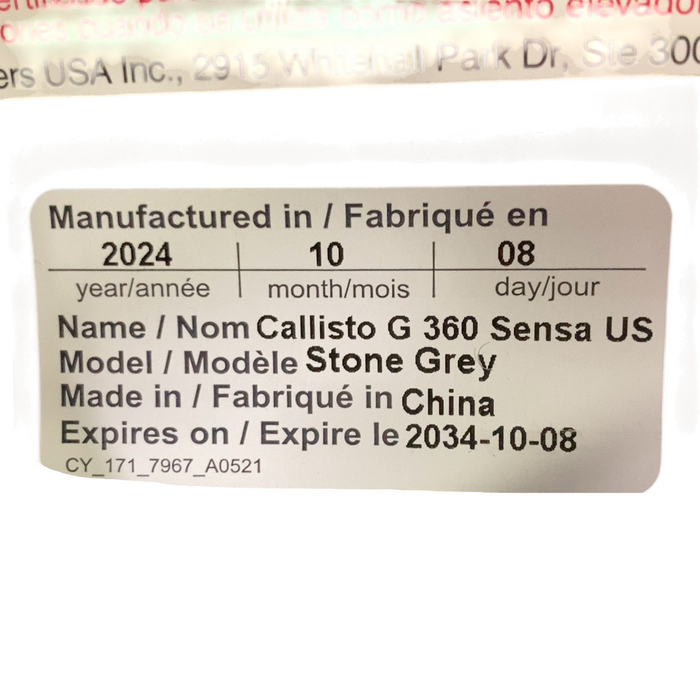 Shop Cybex Callisto G 360 All-in-One Car Seat, 2024, Stone Grey at GoodBuy Gear