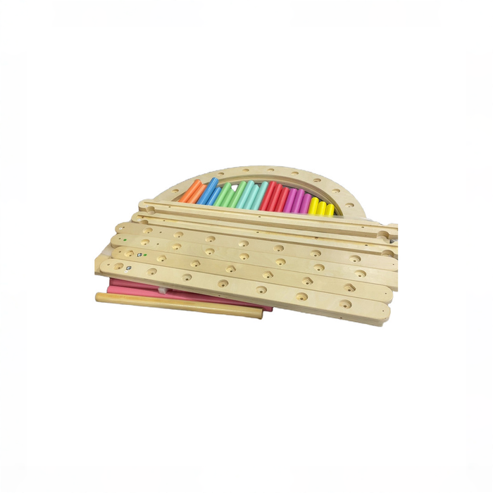 Shop Tiny Land 3-in-1 Montessori Climbing Set, Rainbow at GoodBuy Gear
