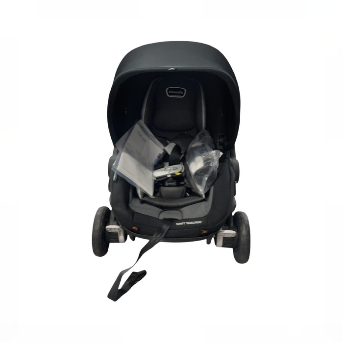Shop Evenflo Shyft Dual Ride Infant Car Seat Stroller Combo, 2024, Beaufort Black, Original Model at GoodBuy Gear