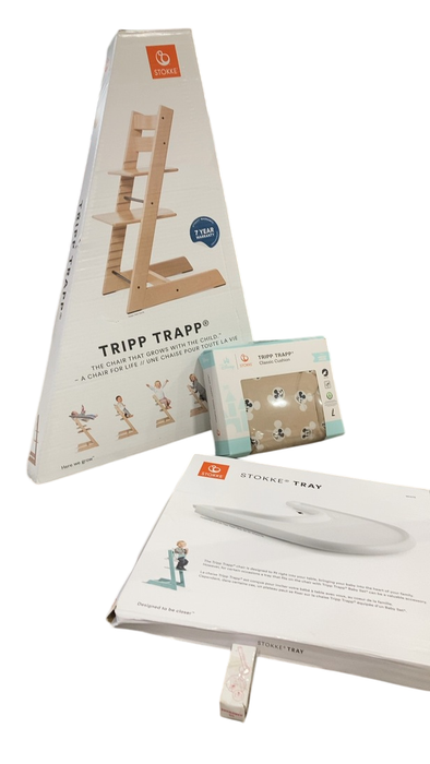 Shop Stokke Tripp Trapp Complete High Chair, 2, Mickey Celebration, Natural at GoodBuy Gear