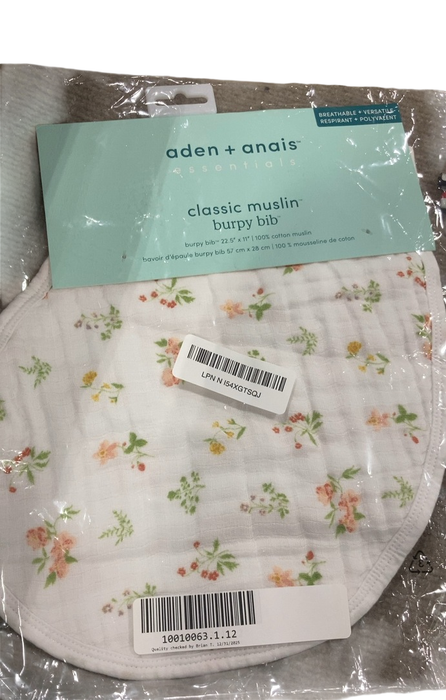 Shop Aden + Anais Cotton Muslin Burpy Bib, Country Floral at GoodBuy Gear