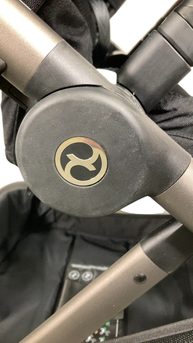 Shop Cybex Gazelle S Modular Stroller, 2024, Moon Black, Taupe Frame at GoodBuy Gear