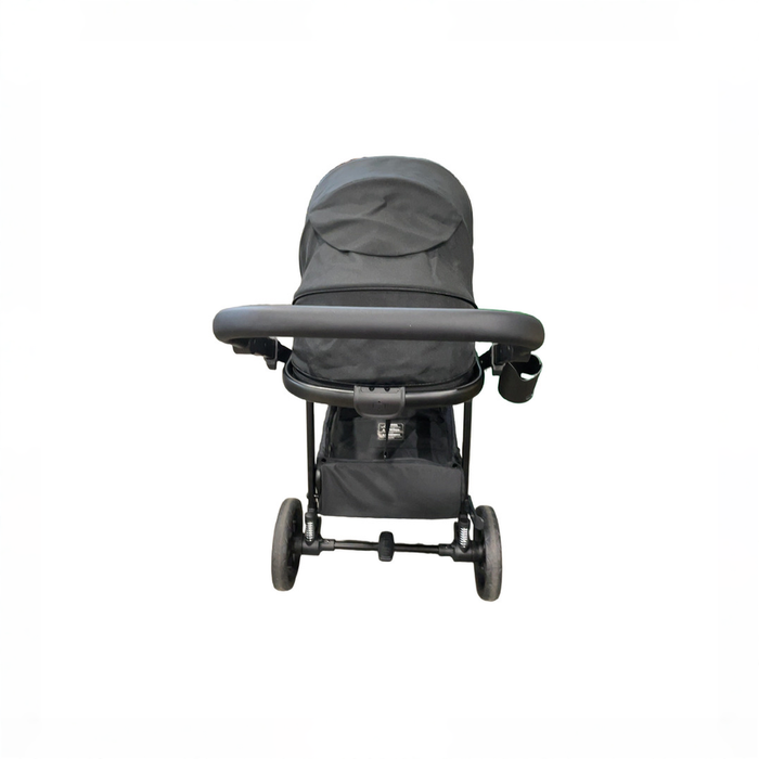 Shop Mompush Meteor 2 Stroller, 2026, Black, Black Frame at GoodBuy Gear
