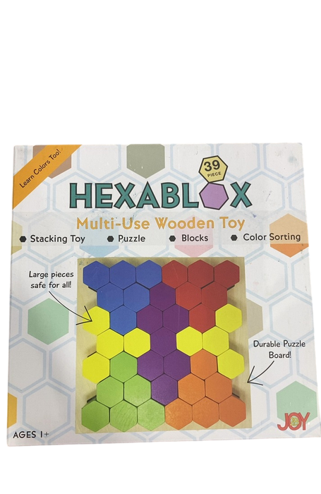 Shop Joy2b Hexablox, 39 Piece Set, ROYGBV at GoodBuy Gear