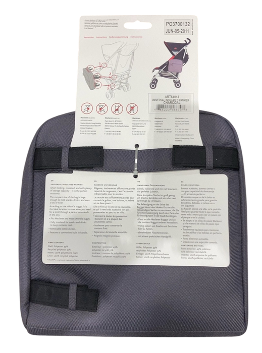 Shop MacLaren Universal Pannier, Charcoal at GoodBuy Gear