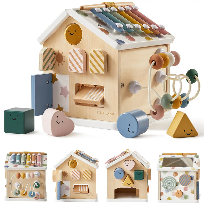 Shop Tiny Land Cottage Activity Cube, Morandi at GoodBuy Gear