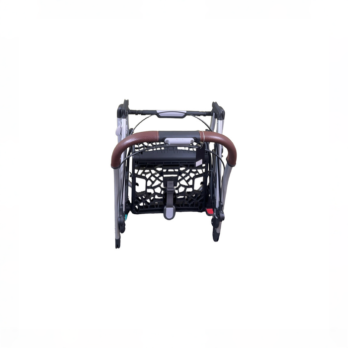 Shop DRAFT - UPPAbaby MINU V2 Stroller Frame, 2025, Silver with Saddle Leather at GoodBuy Gear