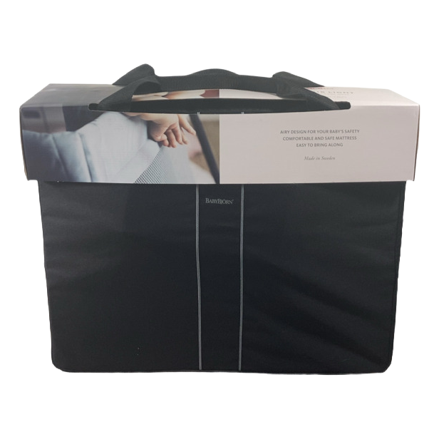 Shop BabyBjorn Travel Crib Light Bundle with Fitted Sheet, Silver at GoodBuy Gear