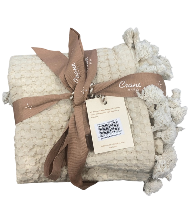 Shop Crane Baby Waffle Knit Blanket, Birch at GoodBuy Gear