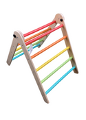 Shop Pikler Triangle Climber With Ramp, Rainbow at GoodBuy Gear