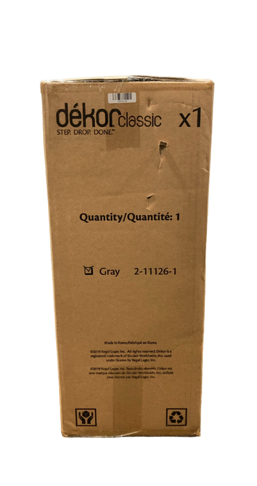 Shop Diaper Dekor Classic Diaper Pail, Gray at GoodBuy Gear