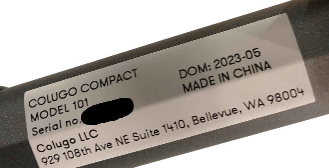 Shop Colugo Compact Stroller, 2023, Black at GoodBuy Gear