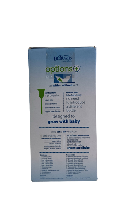 Shop Dr. Brown's Options+ 15 Piece Complete Infant Starter Set, Clear at GoodBuy Gear