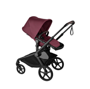 Shop Bugaboo Kangaroo Single To Double Stroller, 2024, Black, Dark Cherry, Dark Cherry at GoodBuy Gear