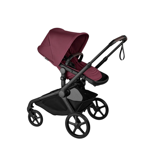 Shop Bugaboo Kangaroo Single To Double Stroller, 2024, Black, Dark Cherry, Dark Cherry at GoodBuy Gear