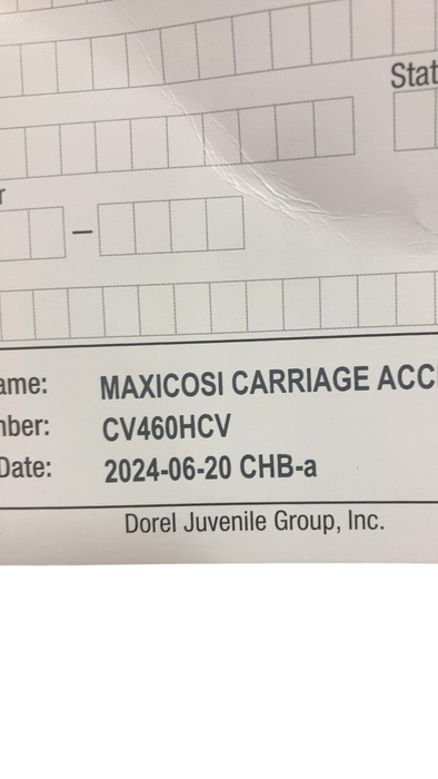 Shop Maxi-Cosi Carriage Accessory, Onyx Heritage at GoodBuy Gear