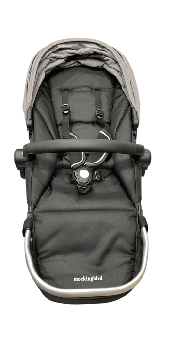 Shop Mockingbird 2nd Seat Kit 2.0, Heather grey, Silver With Black Leather, Solid Grey at GoodBuy Gear