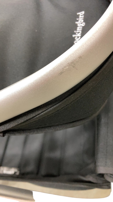 Shop Mockingbird Single to Double 2.0 Stroller, 2024, Black, Silver With Penny Leather, Watercolor Drops at GoodBuy Gear