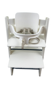 Shop Stokke Tripp Trapp High Chair with Baby Set and Tray, White, White at GoodBuy Gear