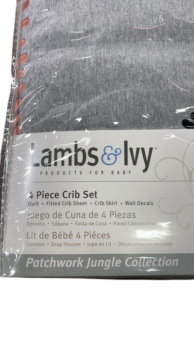 Shop Lambs & Ivy Four Piece Crib Set, PatchWork Jungle at GoodBuy Gear