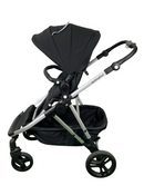 Shop Mockingbird Single to Double 2.0 Stroller, Black, Watercolor Drops, Silver With Black Leather, 2025 at GoodBuy Gear