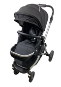 Shop Mockingbird Single to Double 2.0 Stroller, 2024, Black, Silver With Black Leather, Watercolor Drops at GoodBuy Gear