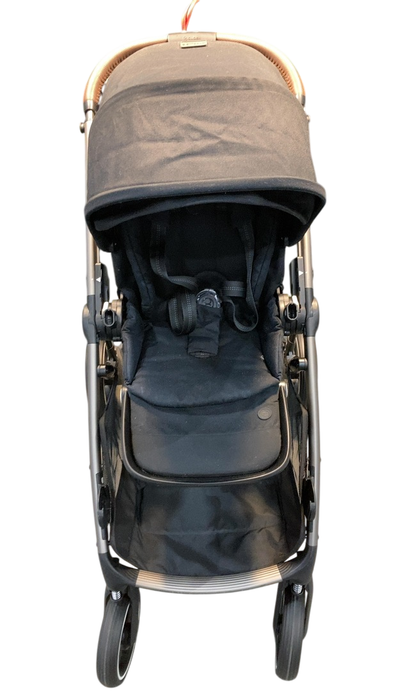 Shop Cybex Gazelle S Modular Stroller, 2023, Moon Black, Taupe Frame at GoodBuy Gear