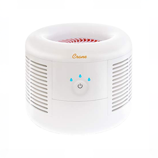 Shop Crane Air Purifier With 3 Speed Settings, White at GoodBuy Gear