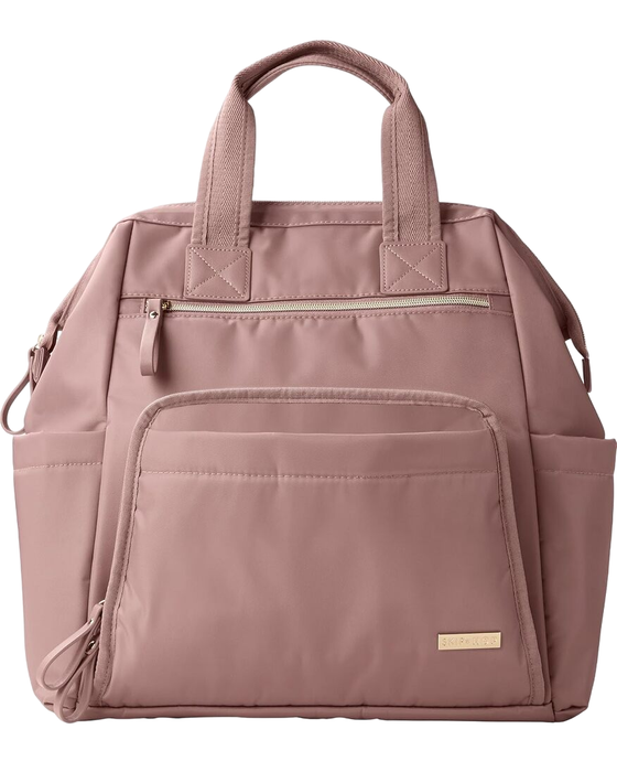 Skip Hop MainFrame Diaper Backpack, Dusty Rose