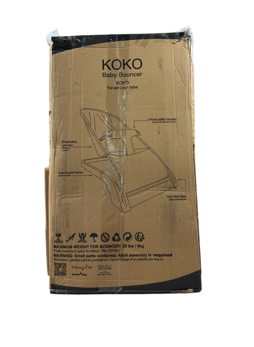 Shop Evolur Koko Portable Infant Bouncer, Black at GoodBuy Gear