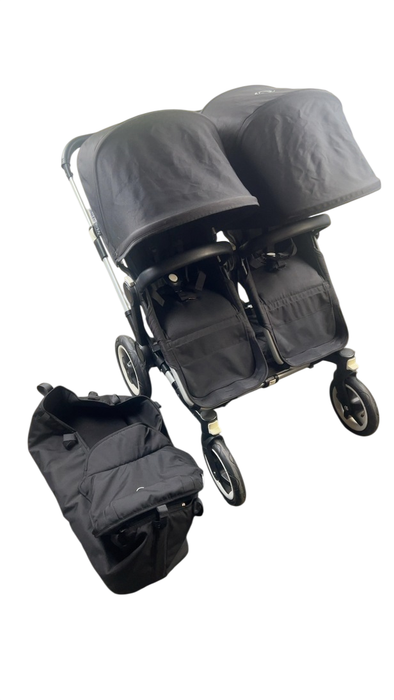 Shop Bugaboo Donkey Duo Stroller, 2017, Midnight Black at GoodBuy Gear