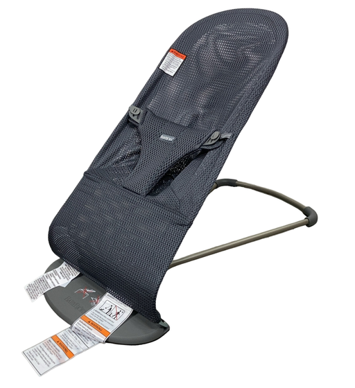 Shop BabyBjorn Bouncer Bliss, Anthracite Mesh, Dark Gray Frame at GoodBuy Gear