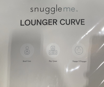 Shop Snuggle Me Organic Lounger Curve, Gum Drop at GoodBuy Gear